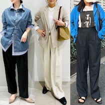 【ユニクロ＆GU】3990円以下！50代がオンオフ使える「美脚ワイドパンツ」