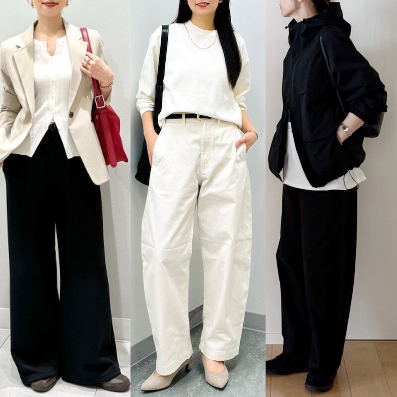 【ユニクロ＆GU】3990円以下！今っぽく体型カバーも叶う大人の楽ちんパンツ
