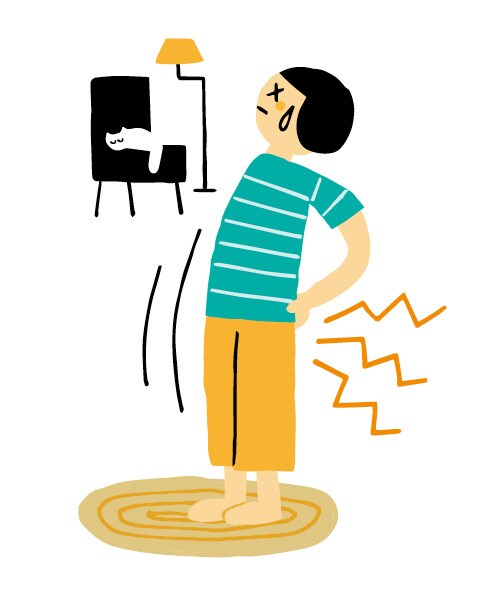 反り腰と猫背は要注意！脊柱管狭窄症の原因