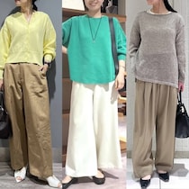 【50代ファッション】カジュアルがしっくりこなくなったら「きれいめワイドパンツ」で春コーデ
