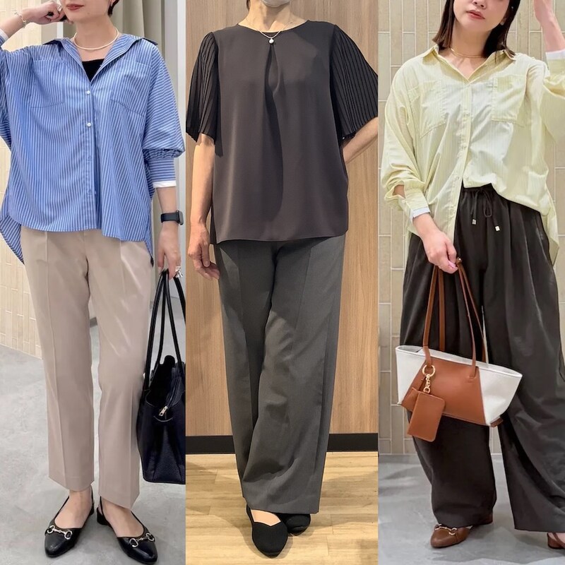 50代はラクしよう！お手入れ簡単、ノーアイロンでOK「きれいめトップス」