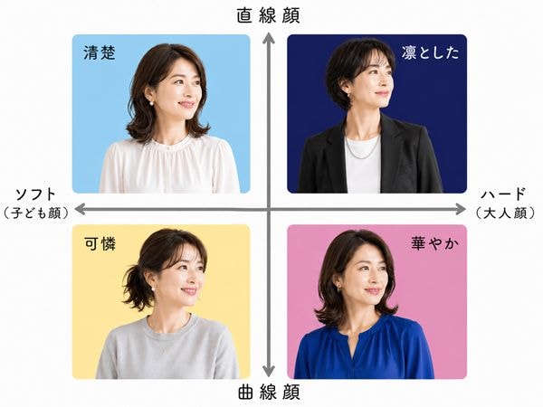 あなたのパッと見の魅力は？「似合う」がわかる個性分析ワーク