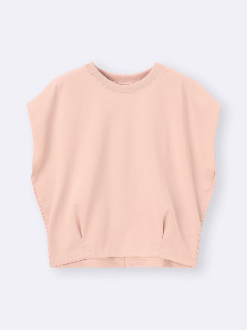 【GU】一枚で様になる990円のドライウエストタックT