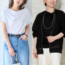 着るだけで顔まわり華やぐ！上品見え『ドレープトップス』着回しコーデ3選