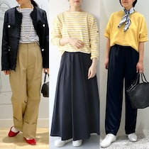 【50代ファッション】長年愛される「フレンチカジュアル」を取り入れた大人の春夏コーデ