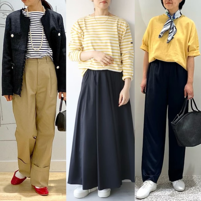 【50代ファッション】長年愛される「フレンチカジュアル」を取り入れた大人の春夏コーデ