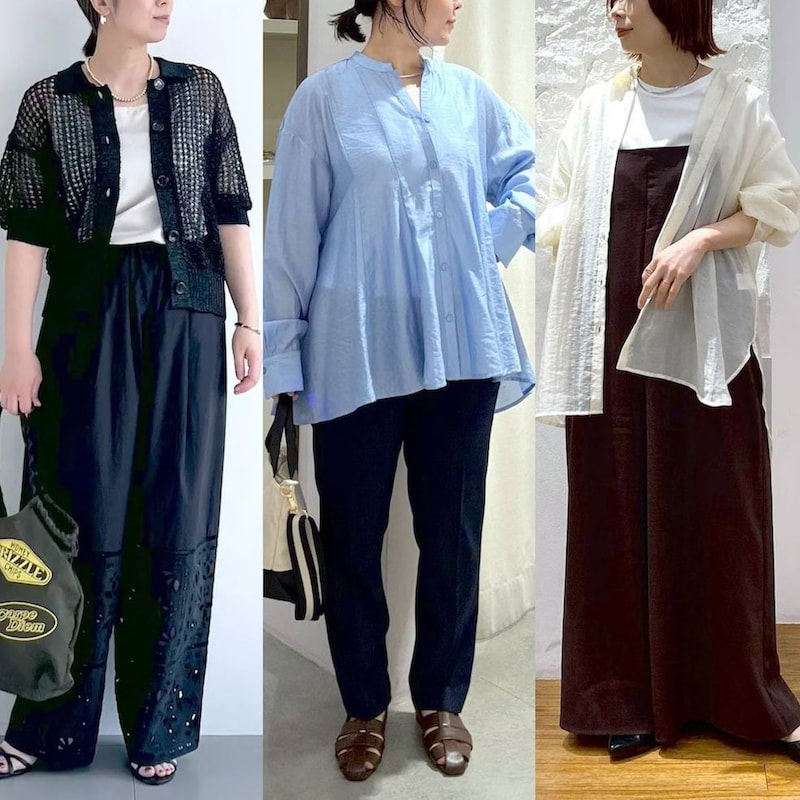 50代のトレンド服！自然になじむ「大人のシアー素材トップス」4つの選び方