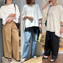 50代の肌がパッと輝く！着るだけでレフ板効果「ゆったり白トップス」コーデ