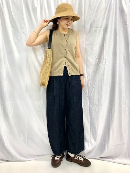 【GU】シルエットがきれいな夏向けUVハット