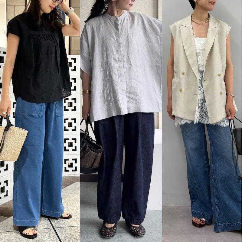 最近、デニムが似合わない?50代は「きれいめ」がカギ!上品デニムコーデ