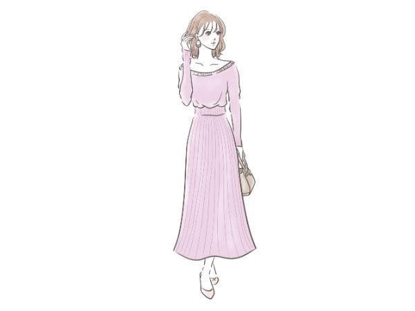 ミモレ丈ワンピース