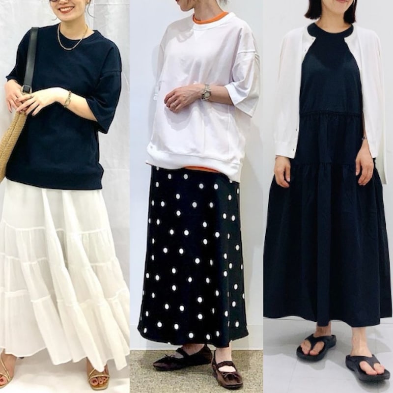 【ユニクロ・GU】3990円以下!大人フェミニンな「ワンピ&スカート」3選