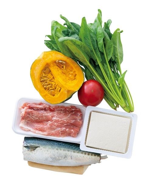 良質なたんぱく質がとれる、サバと豚肉を野菜でおいしく!