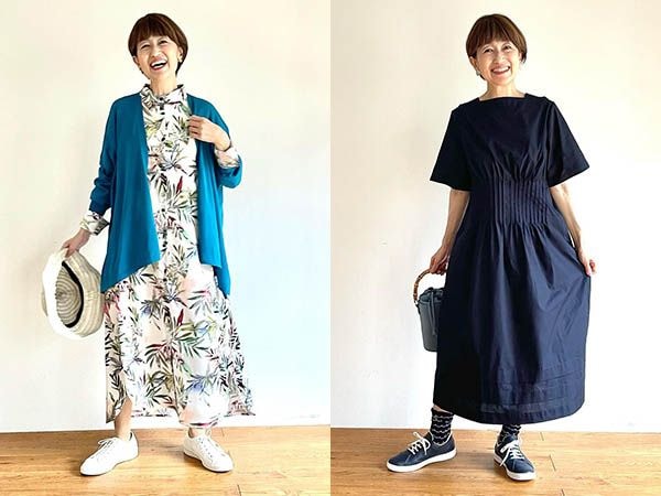 【コーデ写真付き】体型カバーとおしゃれが叶う大人の夏ワンピースコーデ【低身長でもOK】