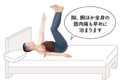 寝る前の筋肉痛とむくみ取り