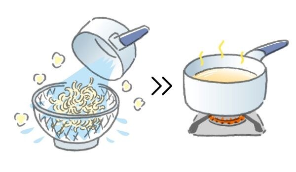 習慣4:「下ゆで」と「ゆでこぼし」で添加物を落とす