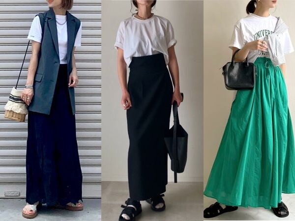 【50代ファッション】「白Tシャツ」子供っぽくならずにどう着こなす？ マンネリ解消おしゃれコーデ