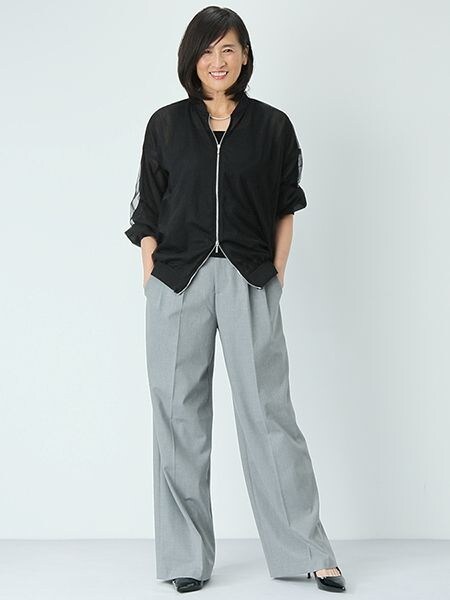 Style2：シアージャケットで涼しげにカバー