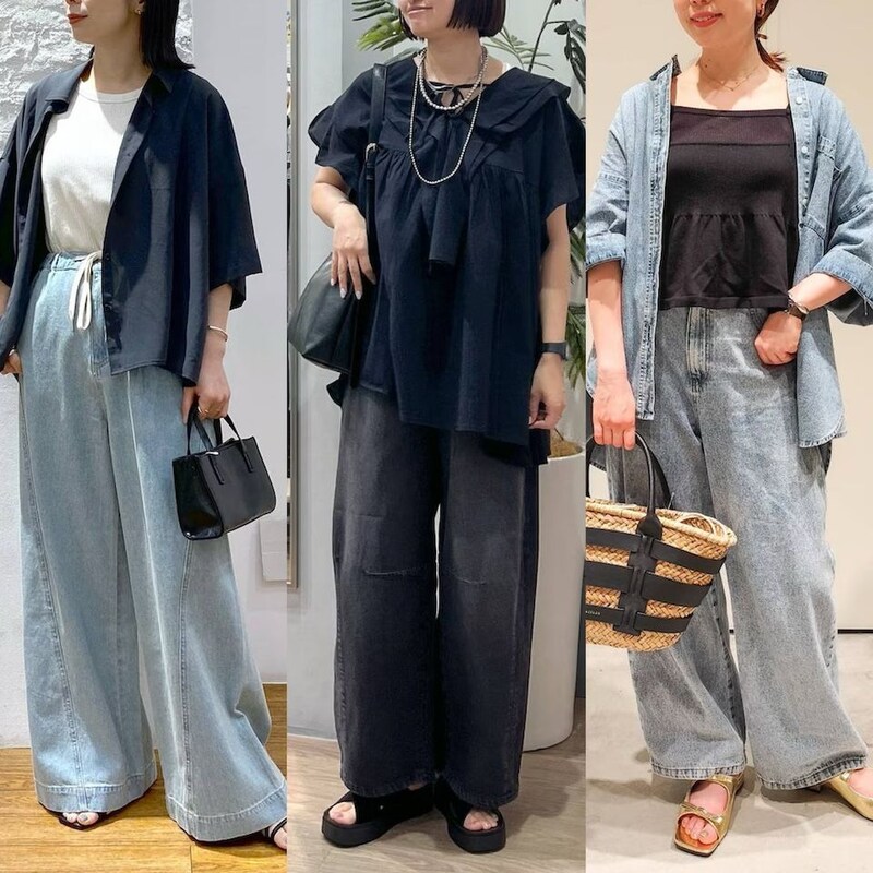 50代の今旬デニムコーデ！真夏でも涼しく着るには？ プラスしたい流行アイテムは？