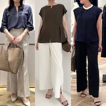 暑い夏を乗り切るオフィスコーデ！50代が着映える「おしゃれパンツ」