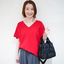 「GU」パンツが高見え！50代をきれいに見せる配色＆着痩せ技