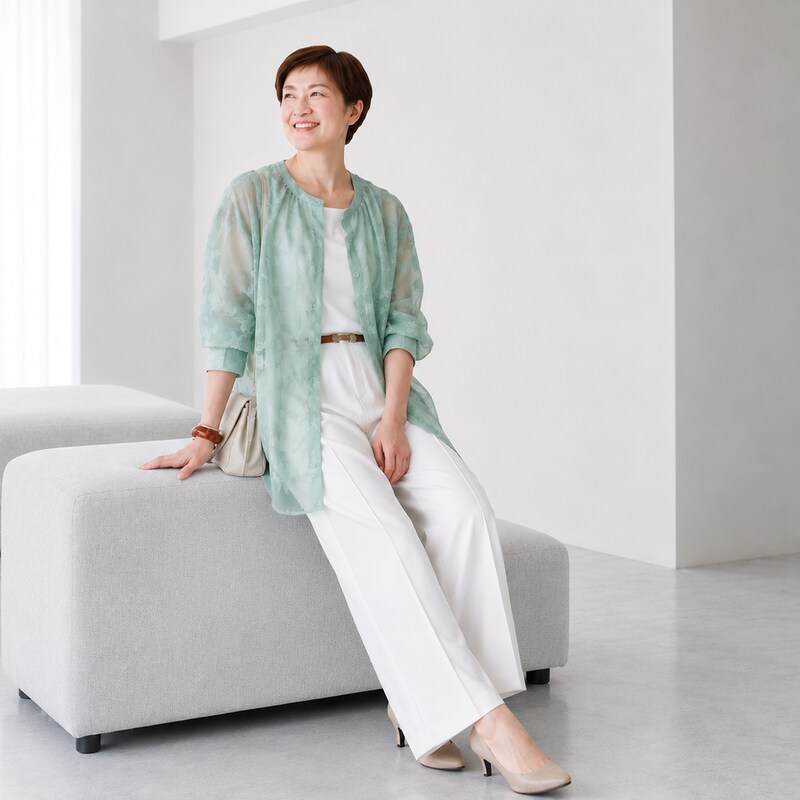 ワイドパンツが似合わない…50代が見つけたユニクロ神パンツの痩せ見え3着回し