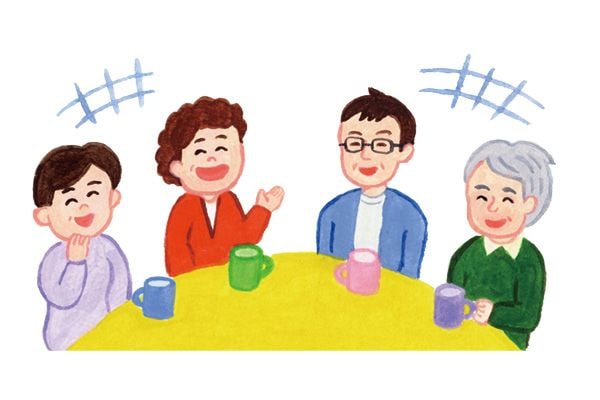 人と話せる環境をつくり、とにかく笑う