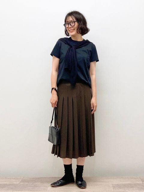【ユニクロ】上品かつ軽やかな「シフォンプリーツミディスカート」