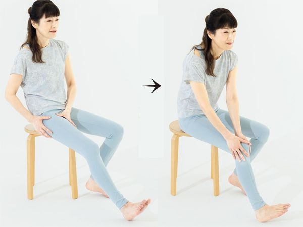 再度１の動きを行う