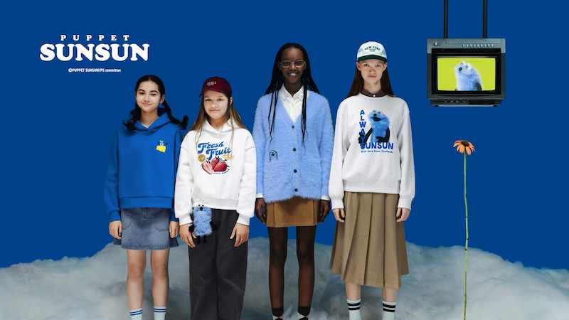 全部お迎えしたくなる愛らしさ♡ 大人気の「パペットスンスン」がGUと初コラボ