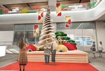 大阪駅直結・ＫＩＴＴＥ大阪に巨大ヒノキツリー！新店情報も続々！