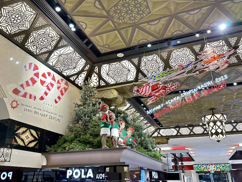 【大丸心斎橋店】スペシャルアートのクリスマス装飾&名建築を楽しむ299回目のホリデーシーズン