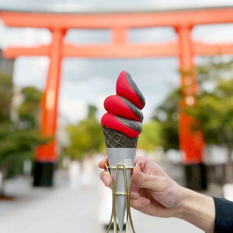 伏見稲荷に行ったら絶対寄りたい♡ SNS映え必至の美しすぎるソフトクリーム