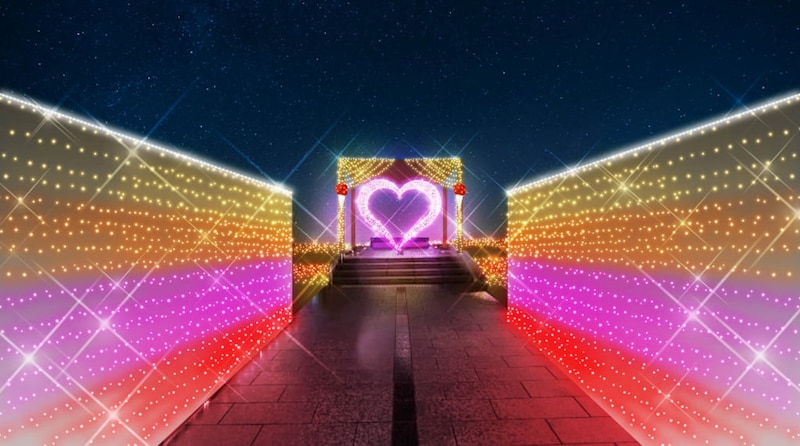 【大阪・泉南】ハート型フォトスポットも♡ 「SENNAN LONG PARK」でイルミネーションイベント開催