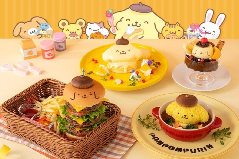 【梅田】ポムポムプリン30周年記念! 描き下ろしデザインで楽しむテーマカフェが梅田に期間限定オープン