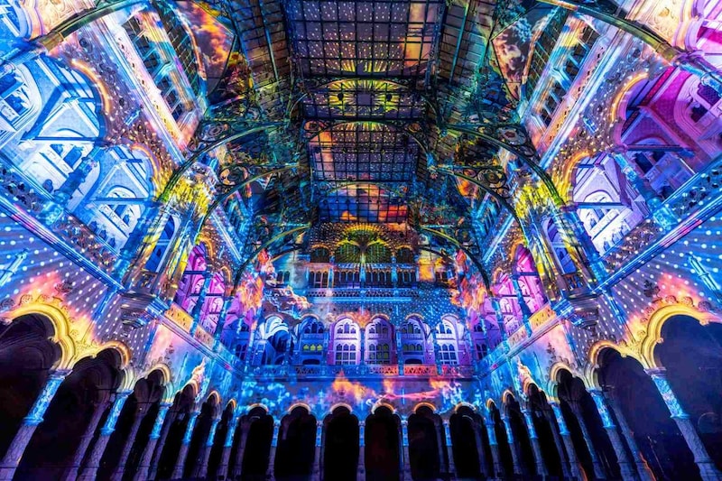 【天王寺】日本初上陸！ 大阪市立美術館が360度「音と光」の没入型ショーを開催