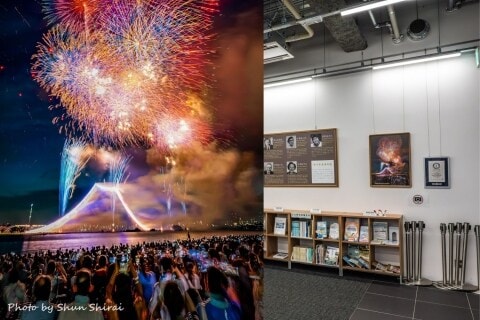 クレームで撤去された市川市の花火写真、市長謝罪で再展示 写真家「ホッとしています」