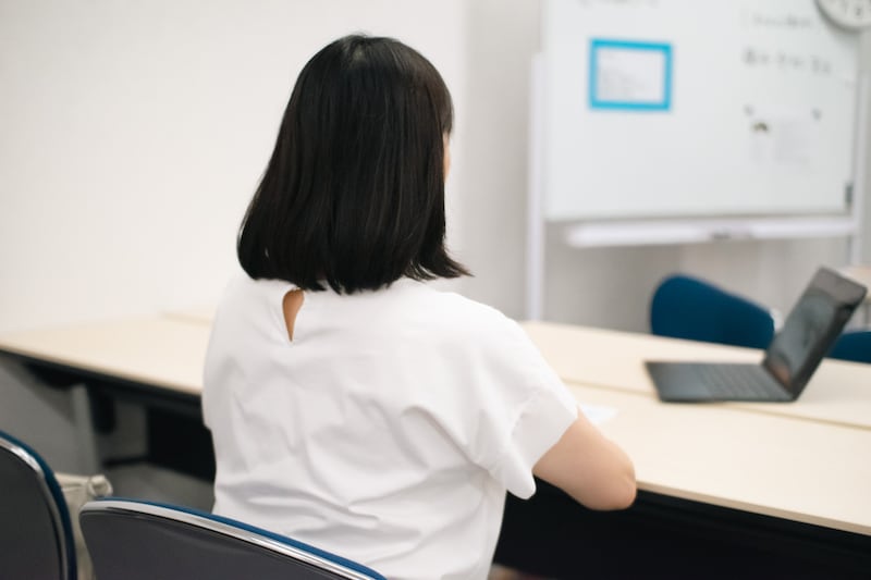 Kさん取材風景1