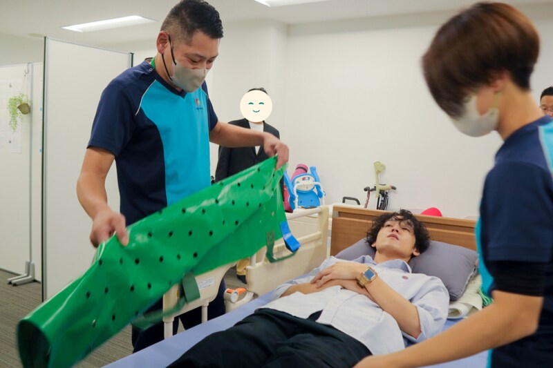 マルチ担架シート準備2