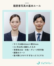 履歴書写真の撮り方ガイド 服装・サイズ・髪型、映りを良くするコツも解説！【見本あり】
