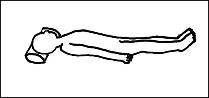 仰臥位(ぎょうがい)