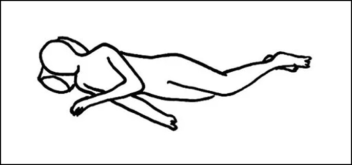 側臥位(そくがい)