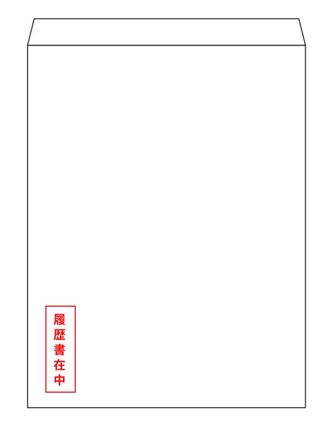 手渡しする場合の封筒表面