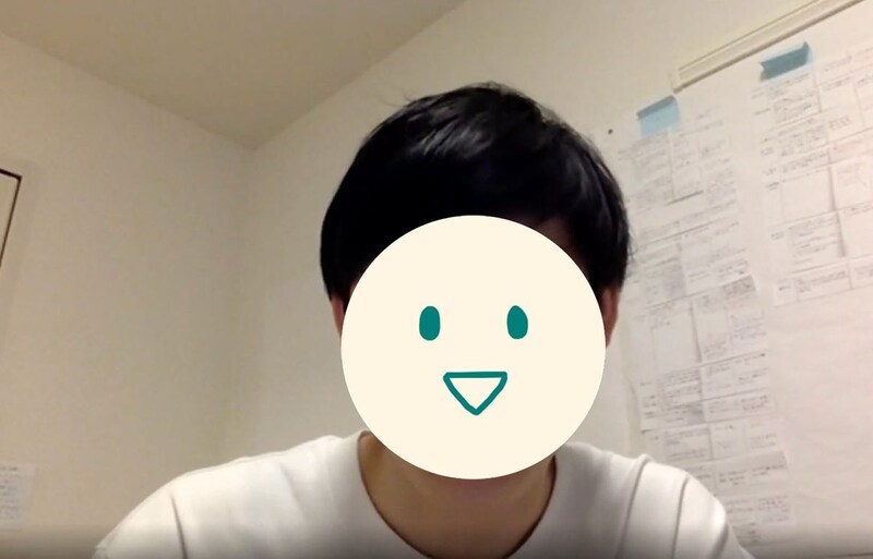 Yさんの取材中の様子