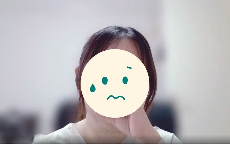 医療事務Hさん 取材中の様子