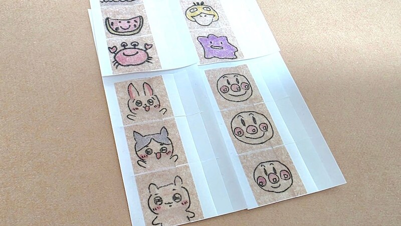 Hさんお手製のシール