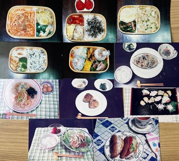 実際の低タンパク食。主食(ごはん、パン、麺)は全て治療用食品