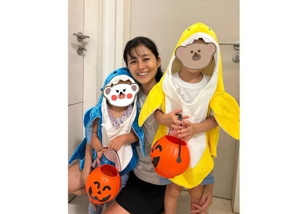 ハロウィンで、かわいい「Baby Shark」に仮装!