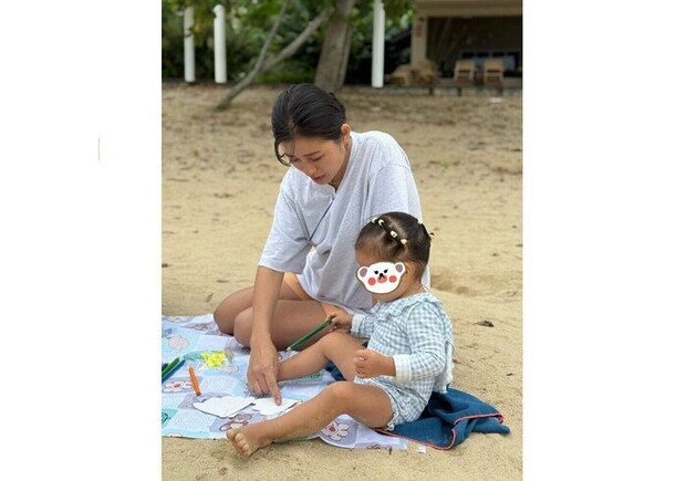 第2子の遠足でビーチへ。