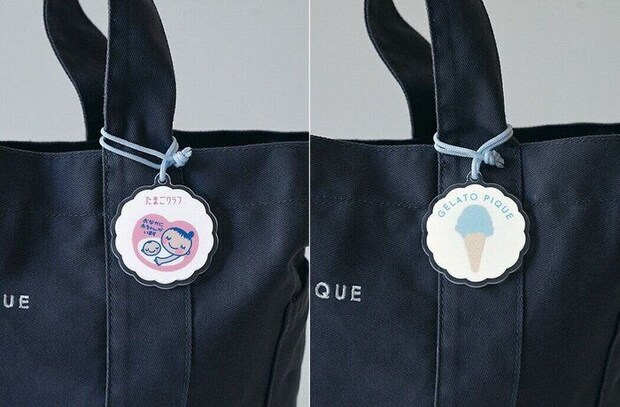 透け感がかわいい！ アクリル素材のマタニティマークストラップ